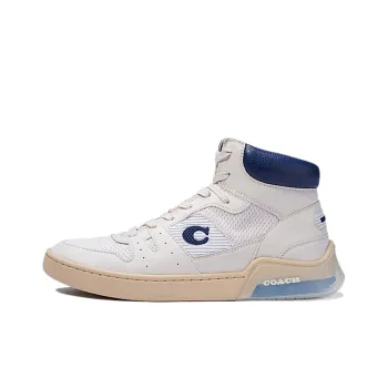 COACH CitySole High Top Stylish Skateboarding Shoes Men's White