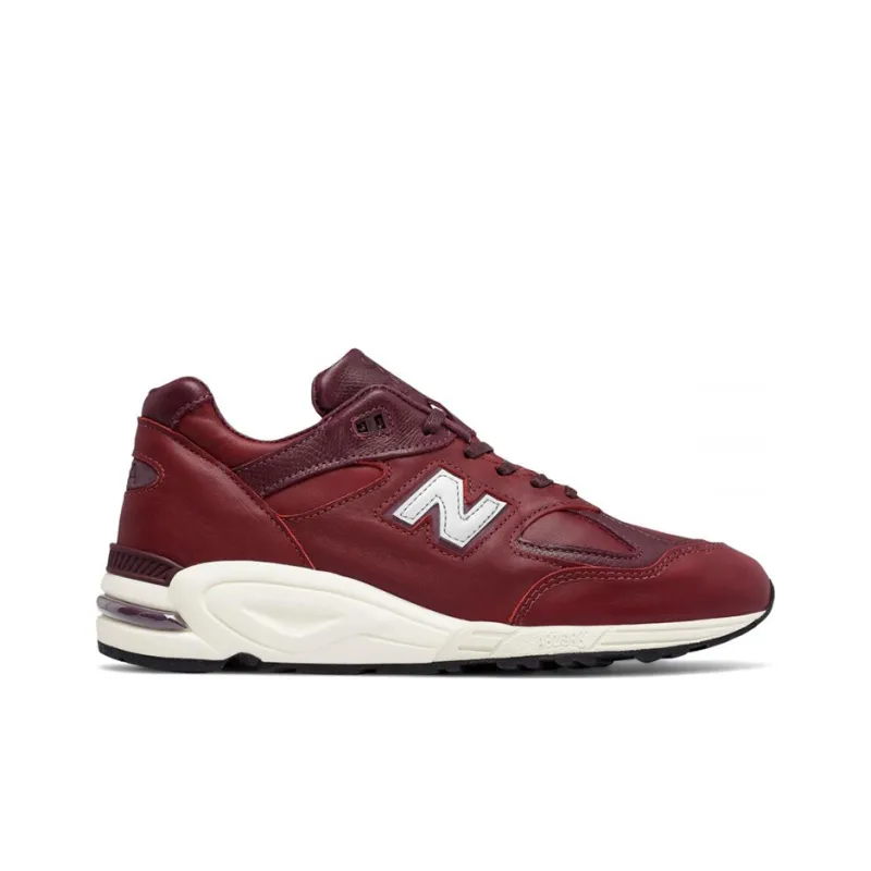 New Balance 990 V2 Sneakers 'Burgundy'-1