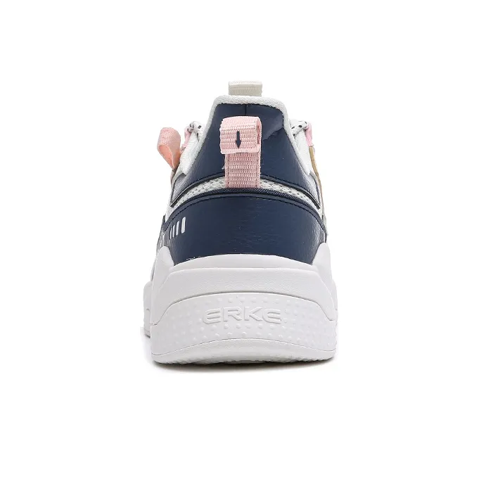Erke Lead The New Module Series Low Top Running Shoes Women's Ivory White-3