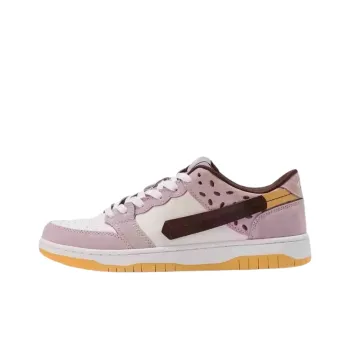 Vandy The Pink Low Top Stylish Skateboarding Shoes Men's White Pink