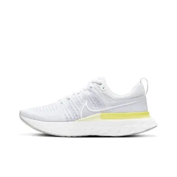 Nike React Infinity Run Flyknit 2 White Light Citron Women's