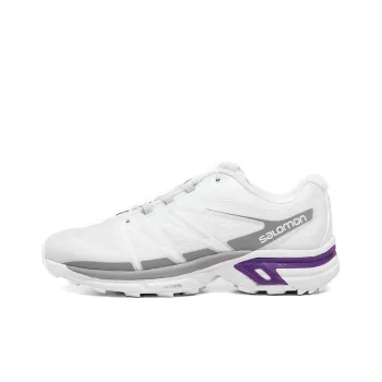 SALOMON XT-Wings 2 Low-Top Running Shoes Unisex White Purple