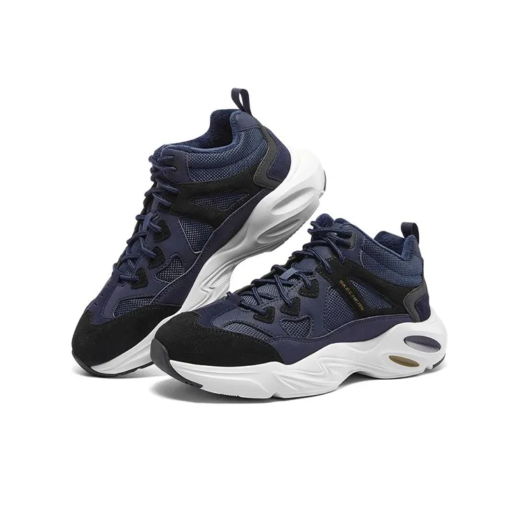 Skechers Stamina Airy Cushioning, Slip Resistant, And Abrasion Resistant Low Top Casual Shoes Men's Blue White-2