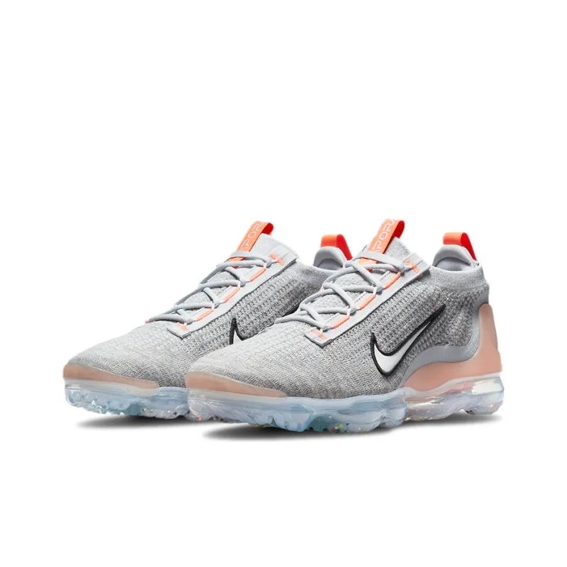 Nike Air VaporMax 2021 Fk Grey Fog Bright Mango-2