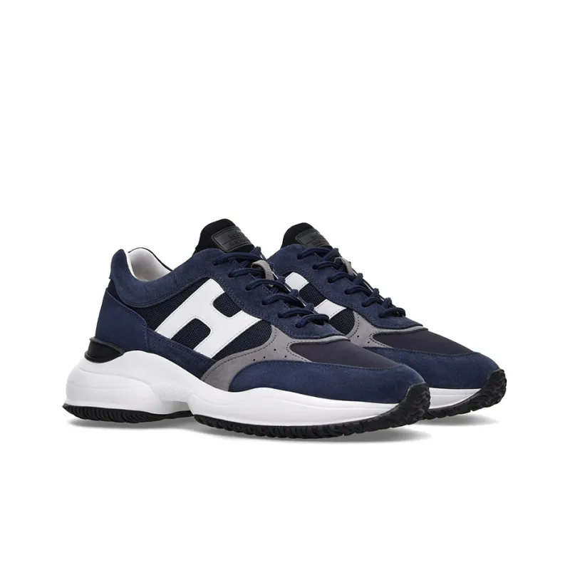 スニーカー HOGAN Men Sneakers HXM5630FR30P60769L Blue Sneakers Hogan Hyperlight BLUE, LIGHT BLUE for Man