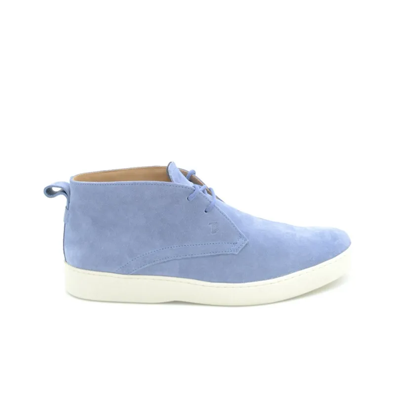 TOD'S Skateboard Shoes Men Mid-Top Blue-1