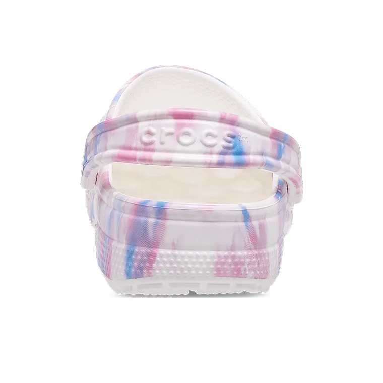 Crocs Classic Casual Unisex White Pink Blue Sandals 'White Pink Blue'-5
