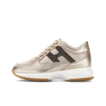 HOGAN Interactive Running Shoes Women's Low-Top Silver