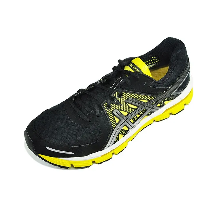 Asics Gel-Excel 33 Durable Breathable Low-Top Running Shoes Men's Black Yellow-1