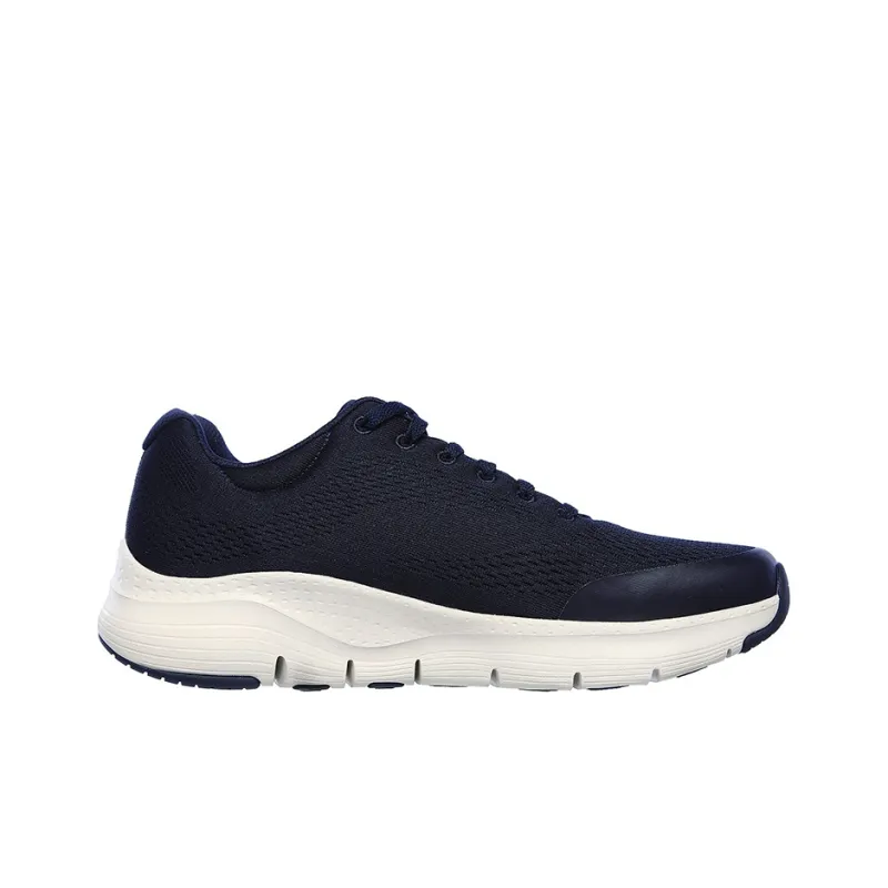 Skechers Arch Fit Slip Resistant Low Top Casual Shoes Men's Blue White-1