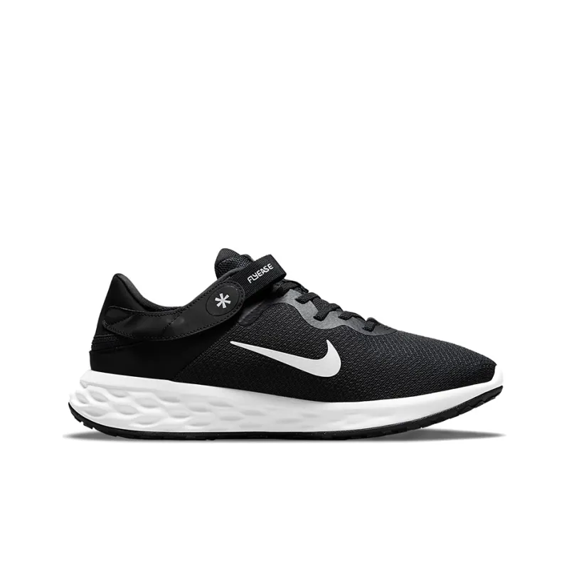 Nike Revolution 6 FlyEase Next Nature Black/White-1