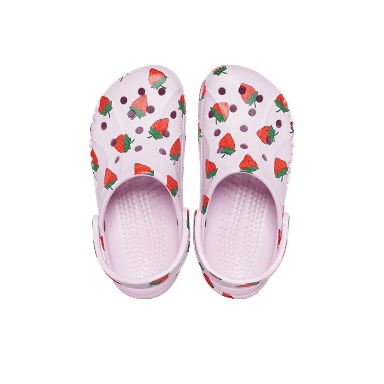 Crocs Classic Clog Casual Unisex Pink Strawberry Sandals-4