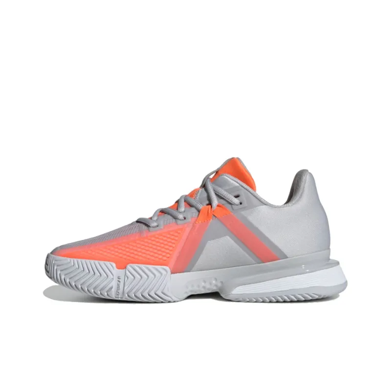 Adidas Solematch Bounce Clay 'Grey Orange' Women's-0