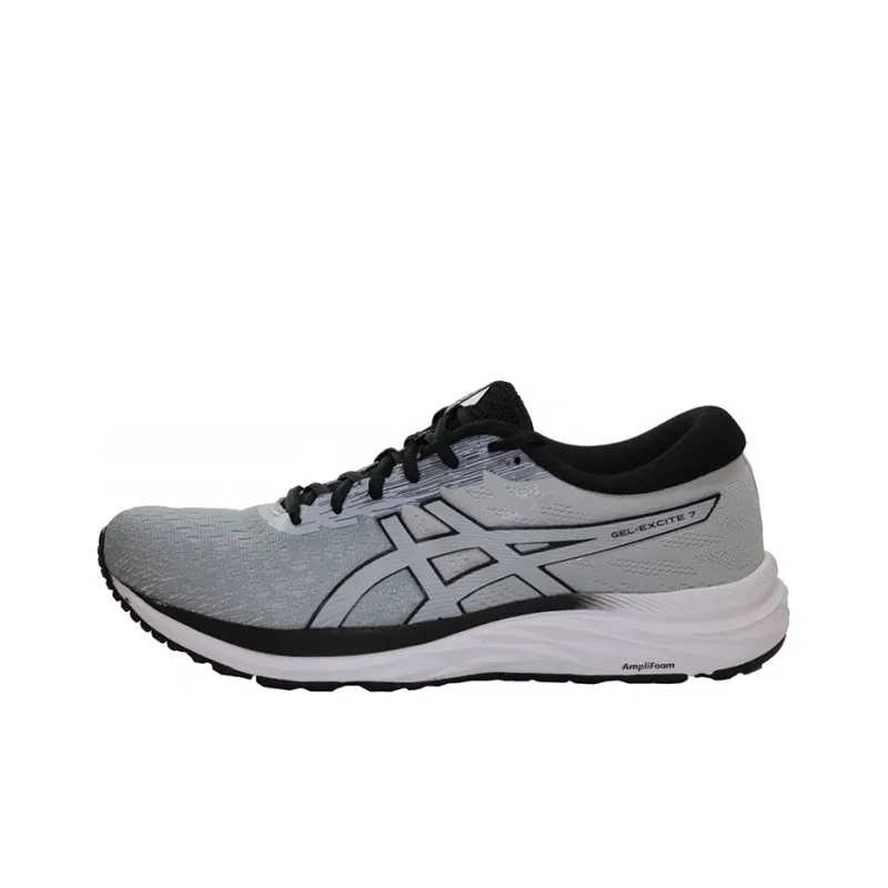 Asics Gel-Excite 7 Breathable Low-Top Running Shoes Men's Smoke Gray-0