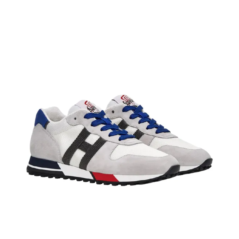 HOGAN Logo Patch Lace-Up Sneakers-2