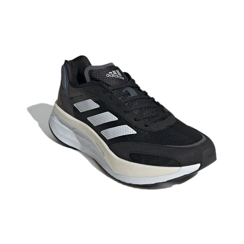 Adidas Adizero Boston 10 Wide 'Black White'-2