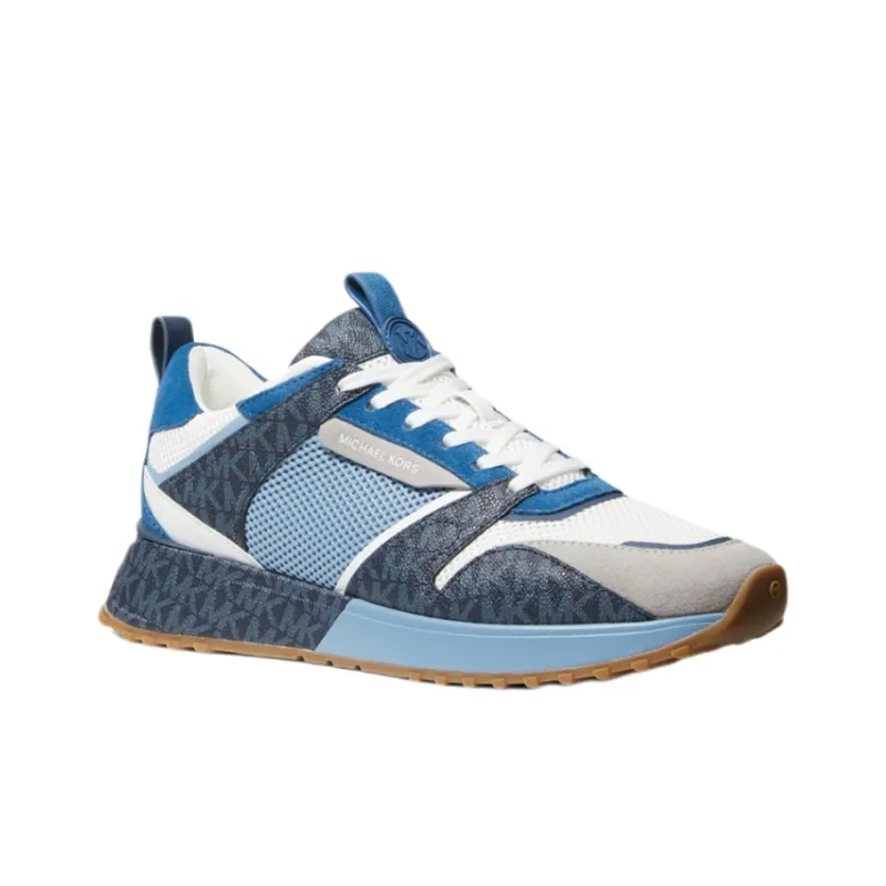 MICHAEL KORS Theo Cushioning Anti-Slip And Wear-Resistant Low-Top Casual Shoes Men's Blue-2