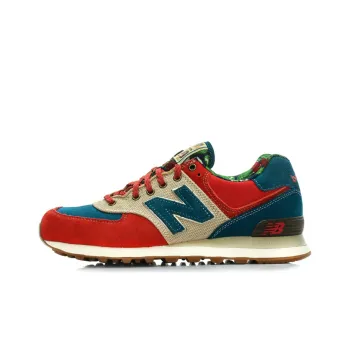New Balance 574 Botanical Garden 'Red Blue'