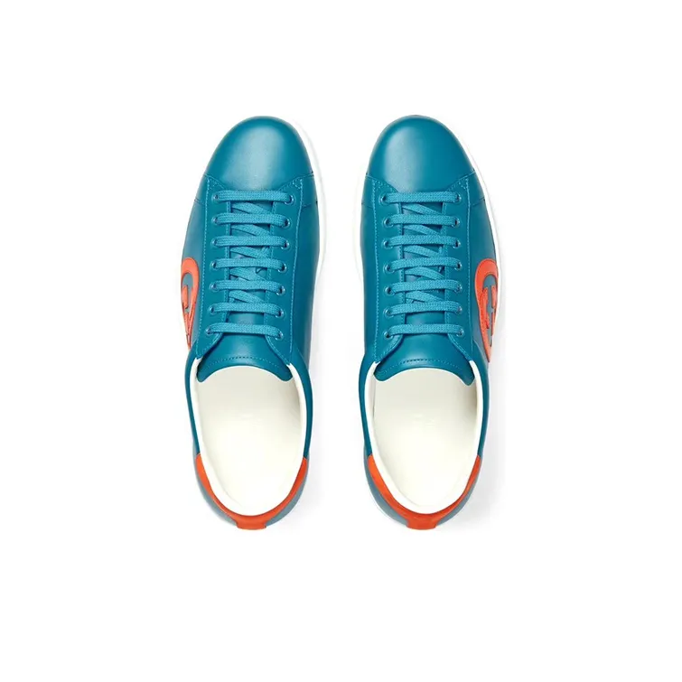 GUCCI Ace Interlocking GG Teal-1