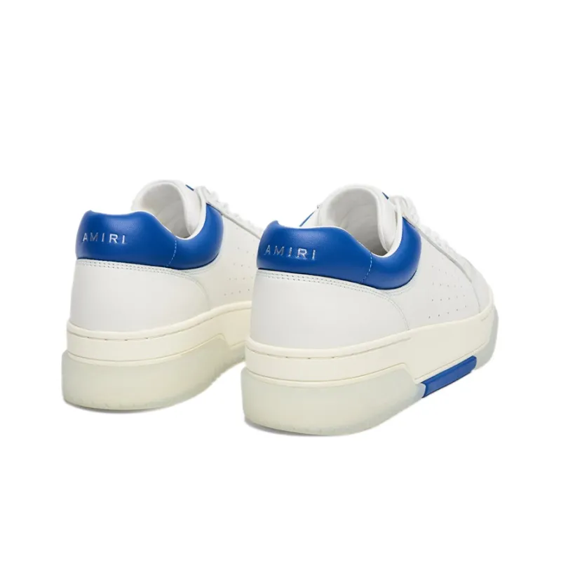 AMIRI Stadium Low White Blue-3