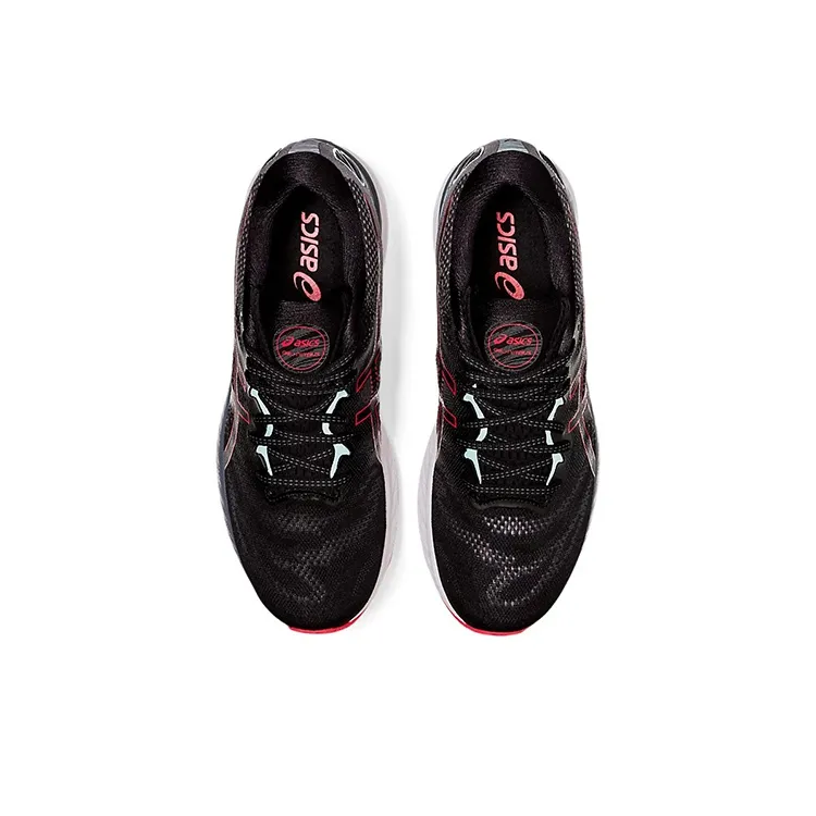 Asics Gel Nimbus 23 2E Wide 'Black Electric Red'-2