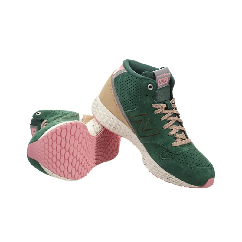 New Balance 988 Fresh Foam Mid Green Pink-4