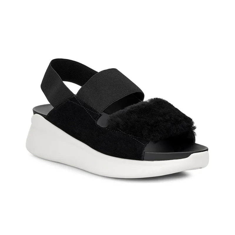 UGG Silverlake Black White Sandals Women's-2