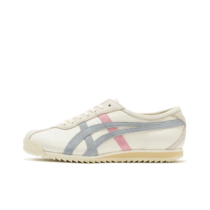 Onitsuka Tiger LimberLimber 66 Prestige Abrasion Resistant Low Top Running Shoes Women's White Blue Pink-0