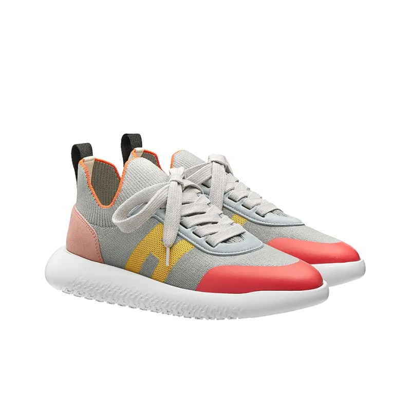 HERMES Crew Sneaker Anti Slip Wear Resistant Low Top Casual Shoes Women's Storm Gray-2