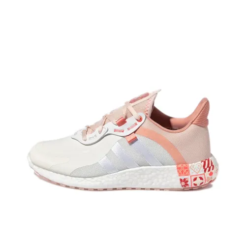 Adidas Jelly Boost Running Shoes Women's Low-Top White/Pink/Gray