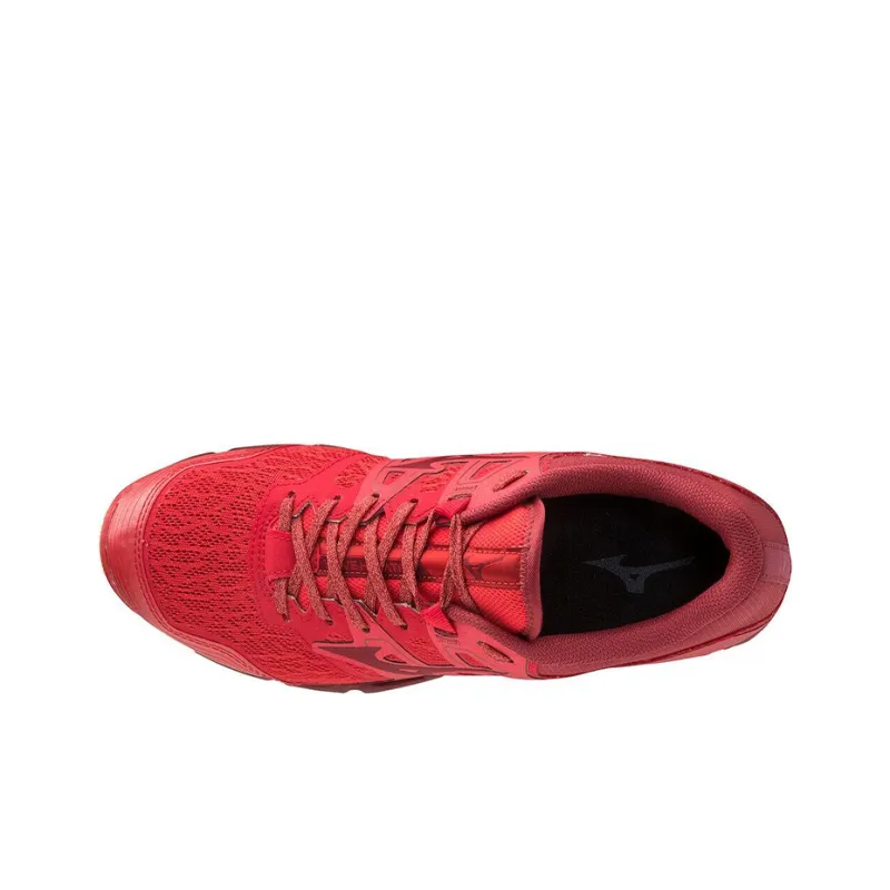 Mizuno Anti Slip And Wear Resistant Breathable Low Top Running Shoes Men's China Red-2