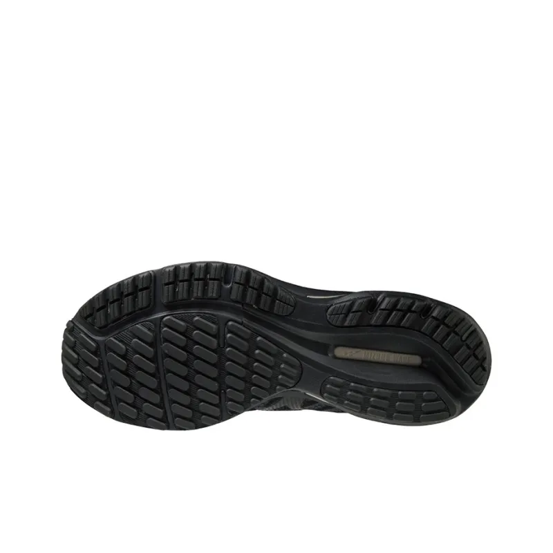 Mizuno Wave Rider 24 Waveknit 'Black Grey'-3