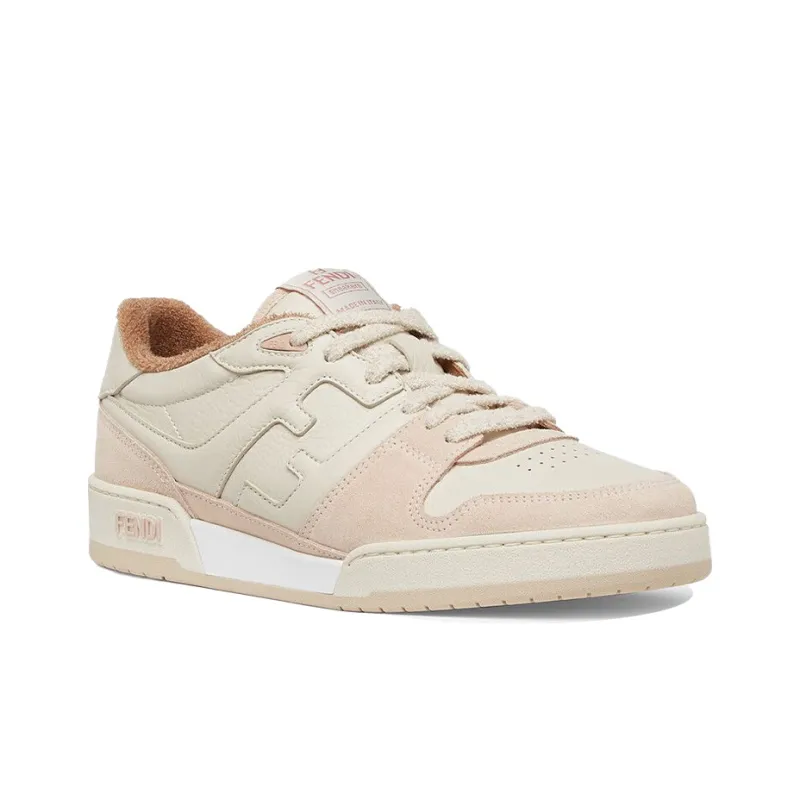 FENDI Match Low Top Suede 'Pink Beige'-2