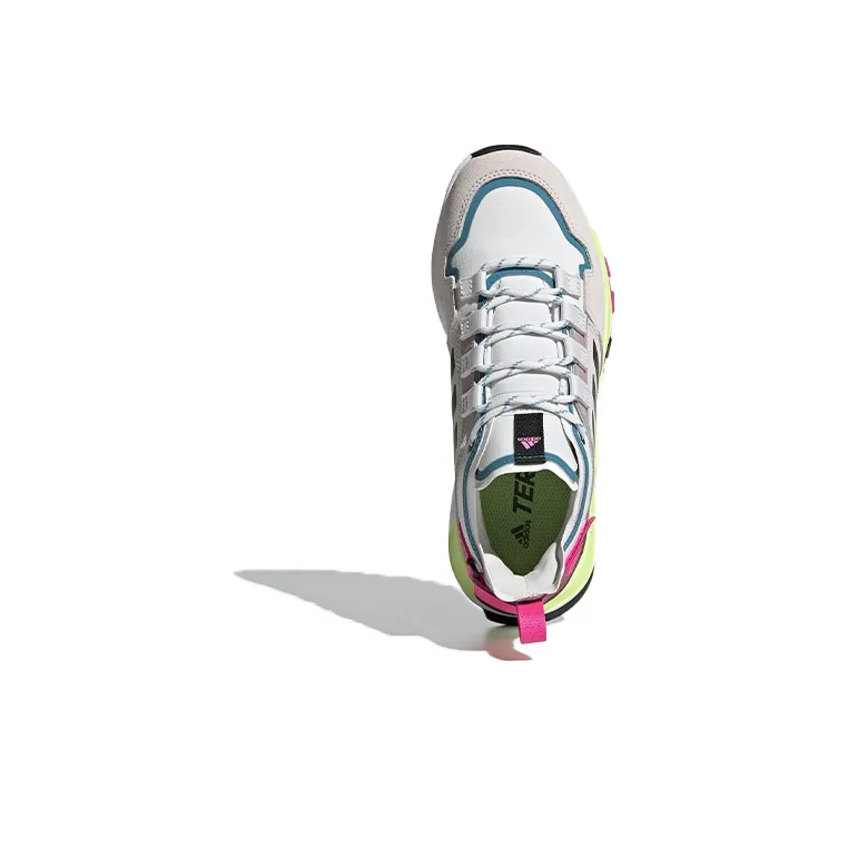 Adidas Terrex Hikster Low Breathable Low-Top Trekking Shoes Women's White Blue-4