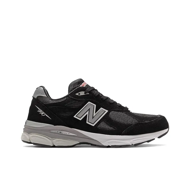New Balance 990v3 MiUSA Black White-1