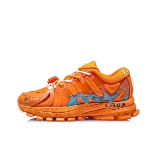 LiNing Furious Rider ACE 1.5 Casual Shoes Women's Low-Top Ice Orange/Light Soft Yellow