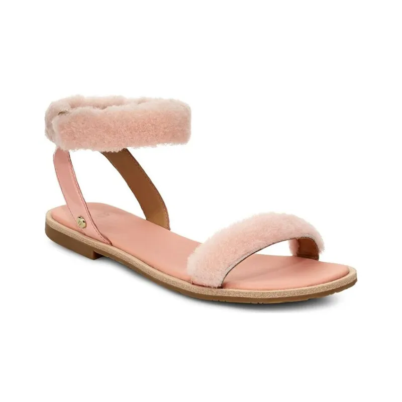UGG Fluff Springs Lightweight Cozy Casual Sandals Pink Women's-2