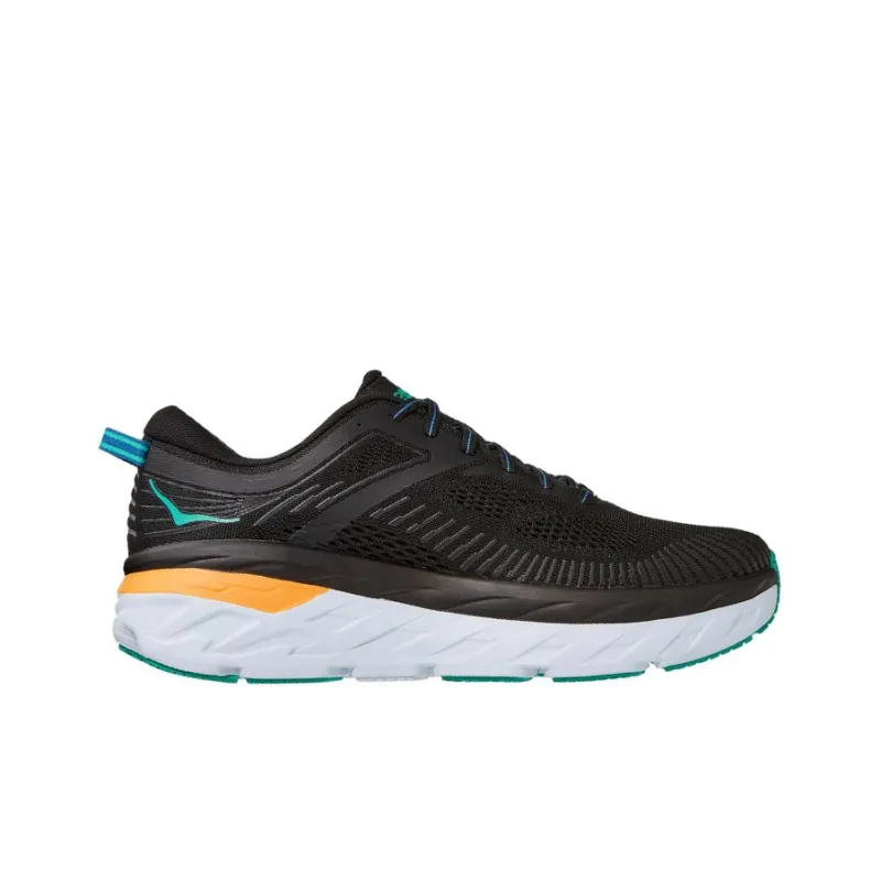 HOKA ONE ONE Bondi 7 Black Atlantis-1