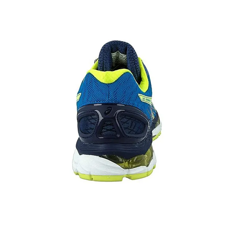 Asics GEL-Nimbus 17 Breathable Lightweight Low-Top Running Shoes Men's Blue Yellow-3