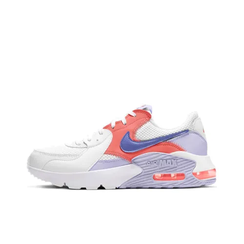 Nike Air Max Excee Running Shoes Women's Low-Top White/Orange/Purple