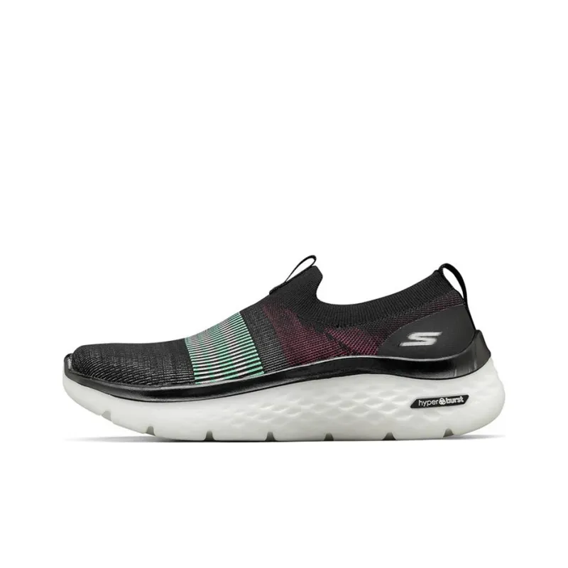 Skechers GO WALK Series Slip On Shoes Women's Low Top Black/Colorful Color-0