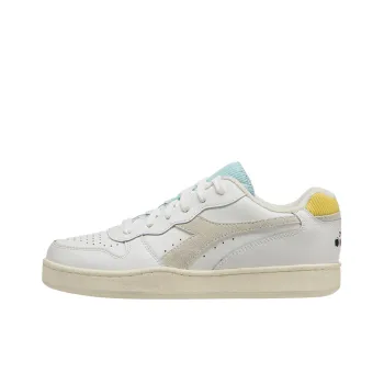Diadora Mi Basket Low Icona Stylish Skateboarding Shoes Women's White