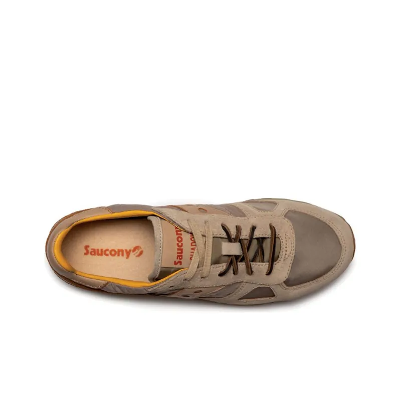 Saucony Shadow Original Cushioned Anti Slip And Wear Resistant Lightweight Low Top Training Running Shoes Men's Umber-3