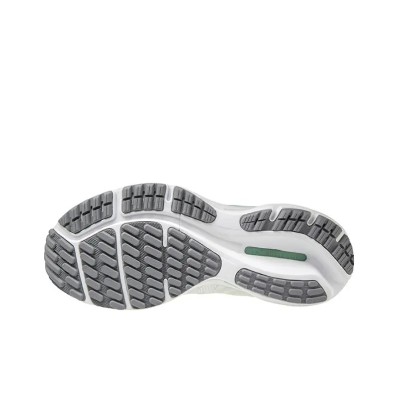 Mizuno Women's Wave Rider 24 Waveknit 'White Green' Women's-3