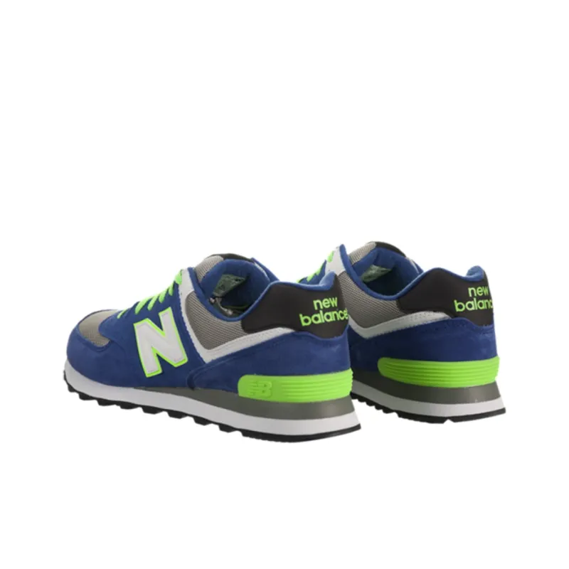 New Balance 574 Blue White Flourscent-2