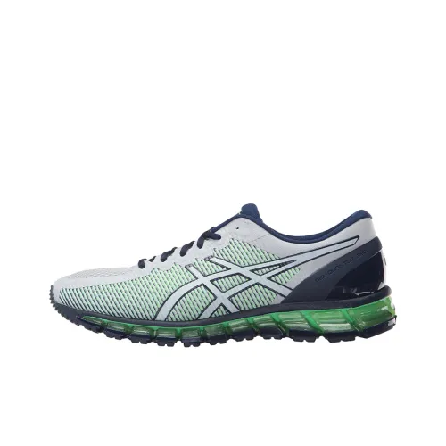 Asics Gel-Quantum 360 Running Shoes Men Low-Top Gray/Blue/Green