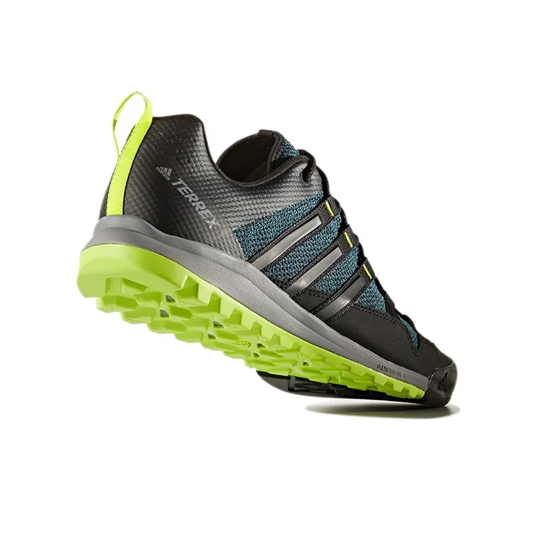 Adidas Terrex Solo Slip-Resistant Low-Top Hiking Shoes Men's Green Black-3