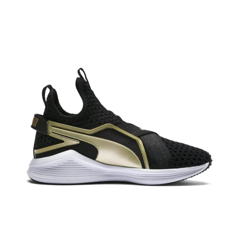 PUMA Fierce Anti-Slip Wear-Resistant Low-Top Running Shoes Women's Black-1