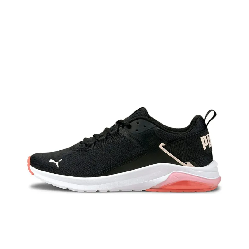 PUMA Electron Running Shoes Men Low-Top Black/White/Orange-0