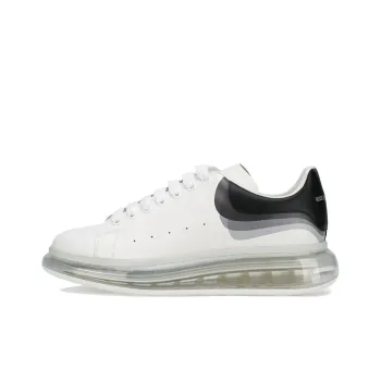 Alexander McQueen Oversized Clear Sole 3D Print White Black